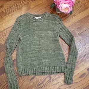 J.Crew Hunter Green Knit Sweater Size S
